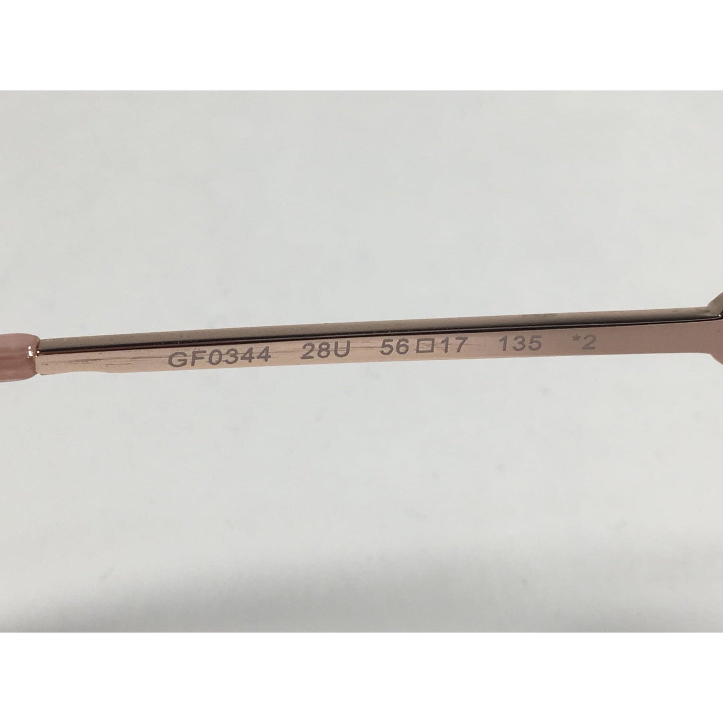 Guess Aviator Pilot Sunglasses Nude Peach Rose Gold Metal Semi Mirror Lens GF0344 28U - Sunglasses