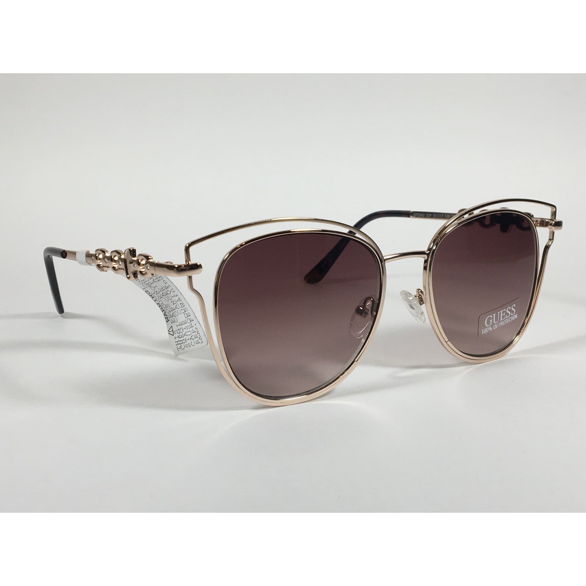 Gafas de Sol Guess GU7843 28F SHINY GOLD // BROWN GRADIENT