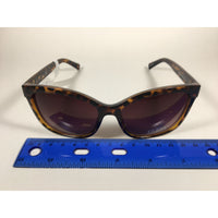 Guess Designer Sunglasses Dark Havana Brown Gradient Lens GF0300 52F