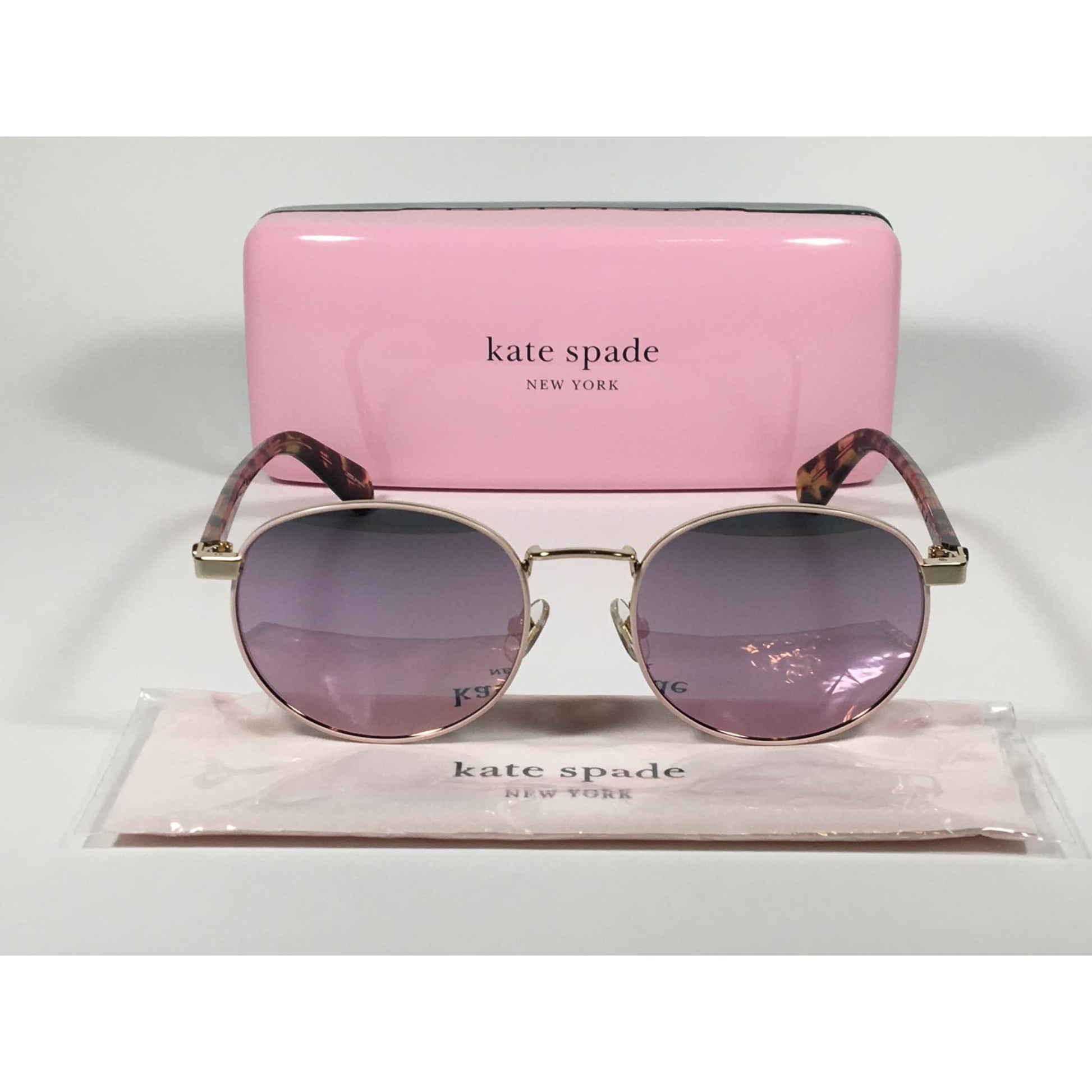 Kate Spade Adelais Pilot Sunglasses Pink Havana Tortoise Pink Mirror L –  TheSunglassFashion