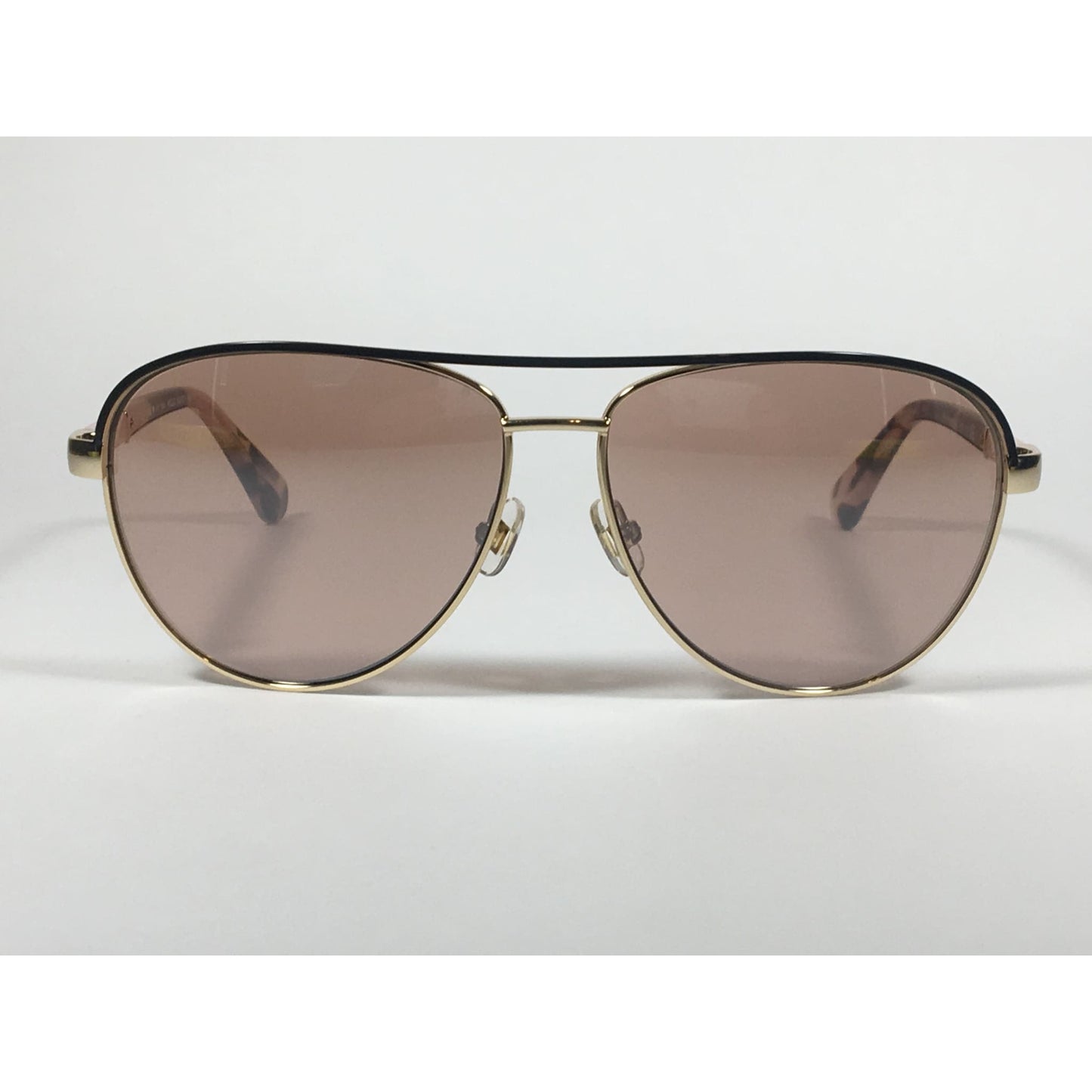 Kate Spade Pilot Sunglasses Light Gold Havana Tortoise Frame Pink Lens EMILYANN/S Q0J2S - Sunglasses