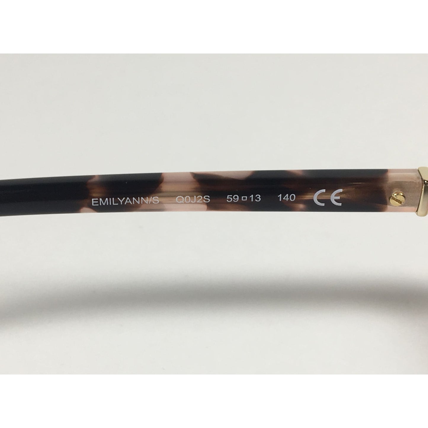 Kate Spade Pilot Sunglasses Light Gold Havana Tortoise Frame Pink Lens EMILYANN/S Q0J2S - Sunglasses