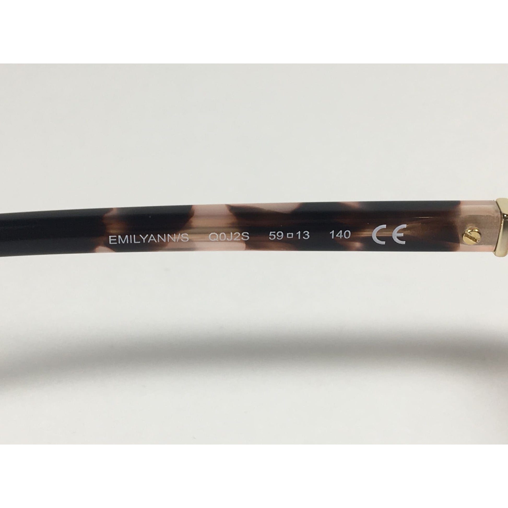 Kate Spade Pilot Sunglasses Light Gold Havana Tortoise Frame Pink Lens EMILYANN/S Q0J2S - Sunglasses