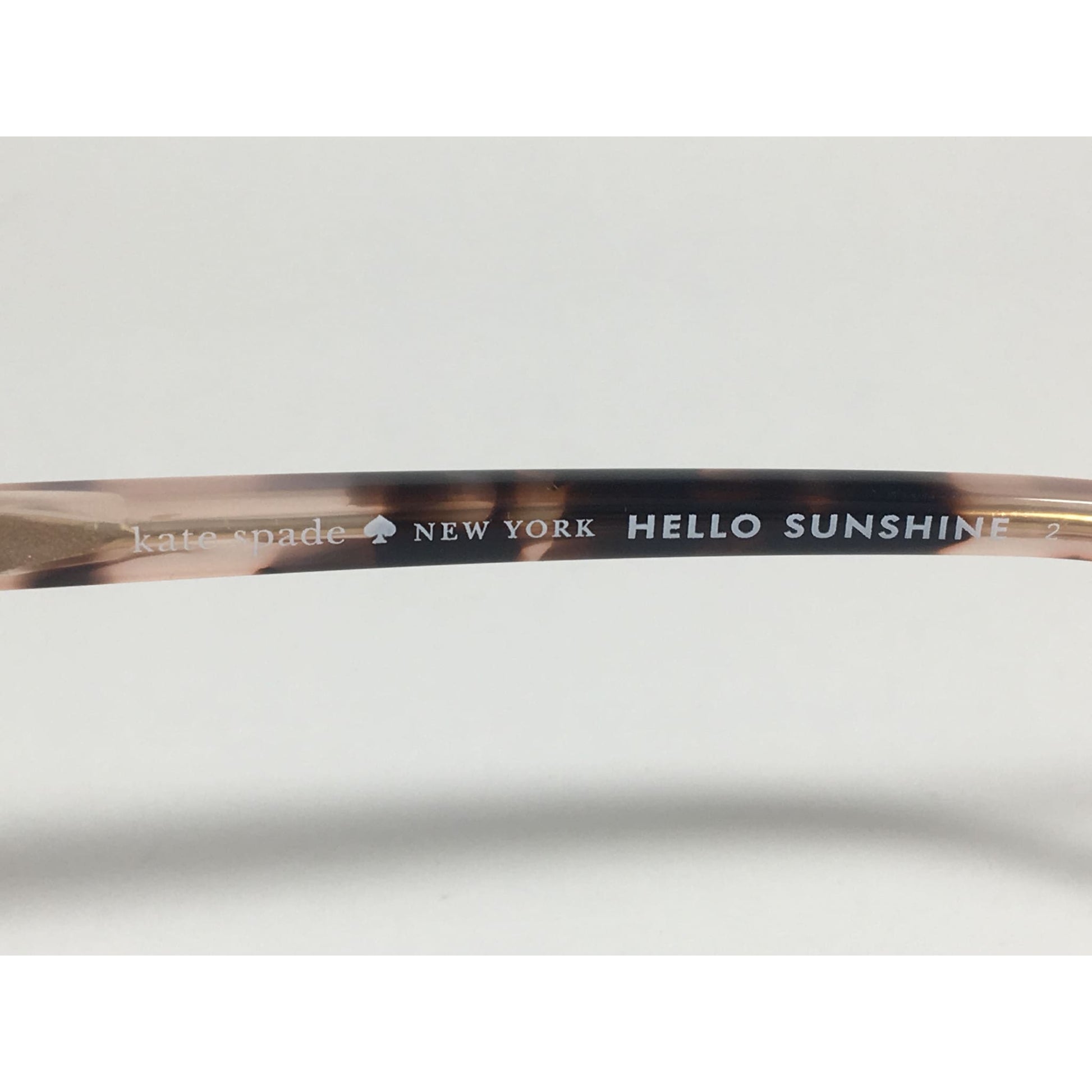 Kate Spade Pilot Sunglasses Light Gold Havana Tortoise Frame Pink Lens EMILYANN/S Q0J2S - Sunglasses