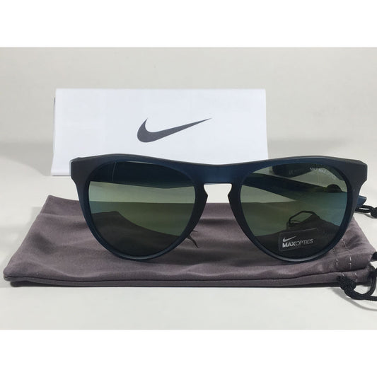Nike Essential Jaunt Sunglasses R EV1007 440 416 Matte Blue Green Mirror Lens - Sunglasses