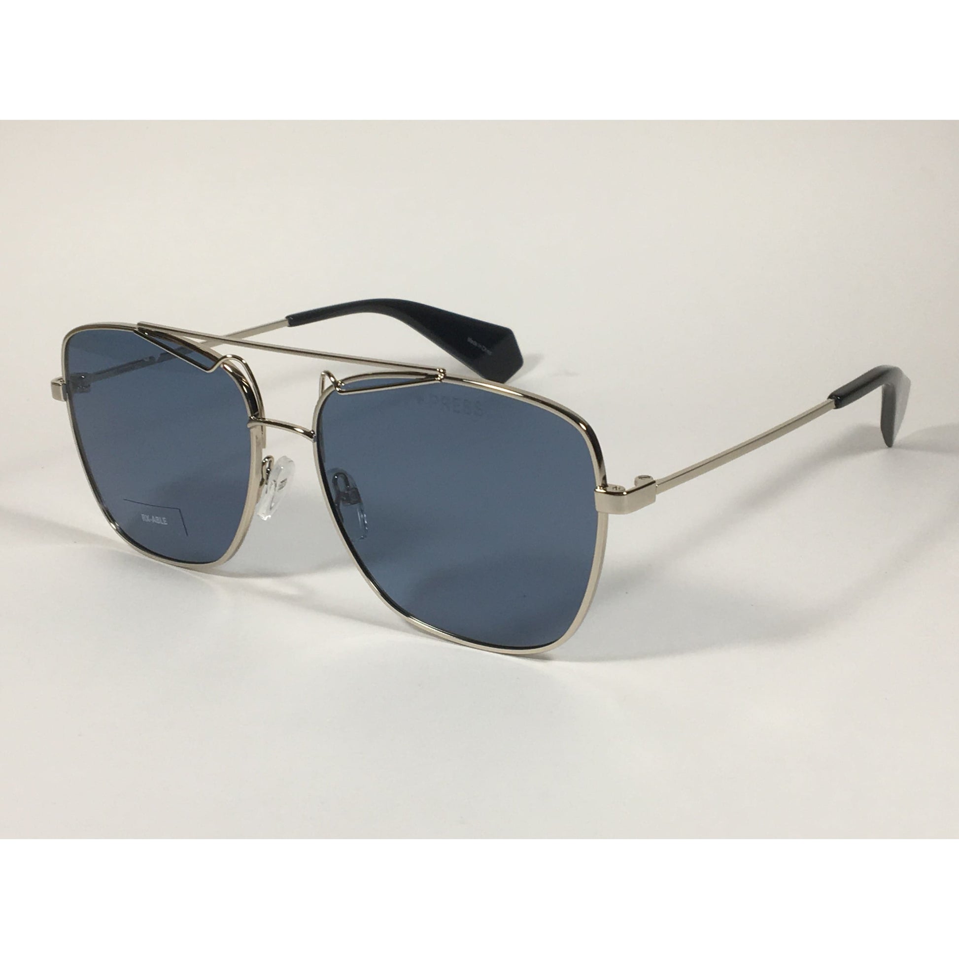Polaroid Polarized Sunglasses Light Gold Frame Gray Blue Lens PLD6049SX 3YG-3C - Sunglasses