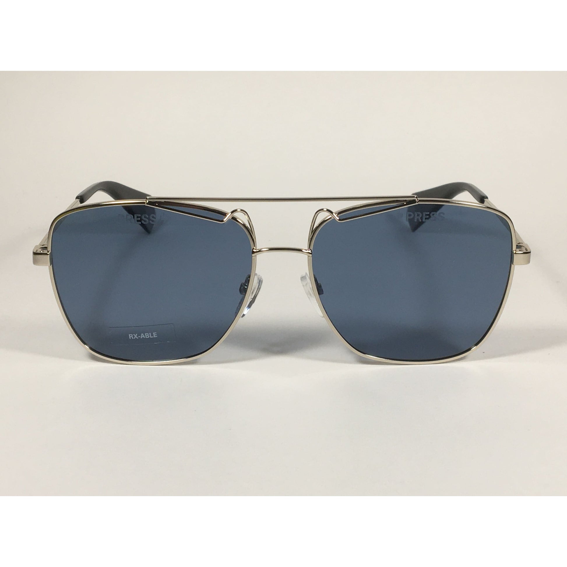 Polaroid Polarized Sunglasses Light Gold Frame Gray Blue Lens PLD6049SX 3YG-3C - Sunglasses