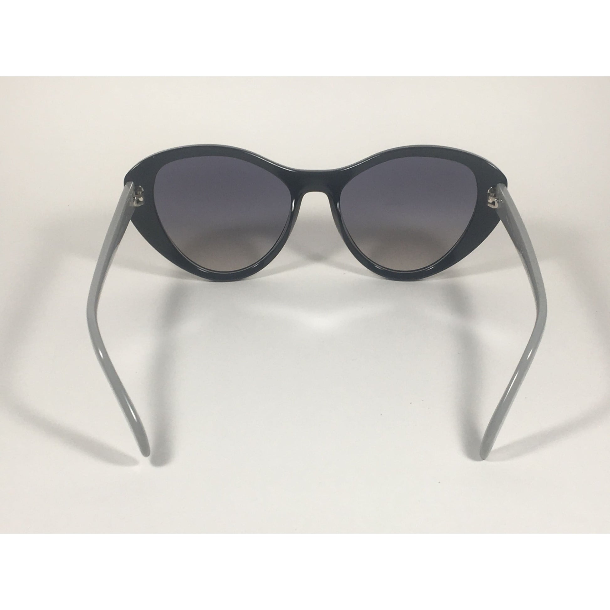 Prada Tapestry Sunglasses Gray Black Blue Gradient Lens SPR14U LDM-5R0 - Sunglasses
