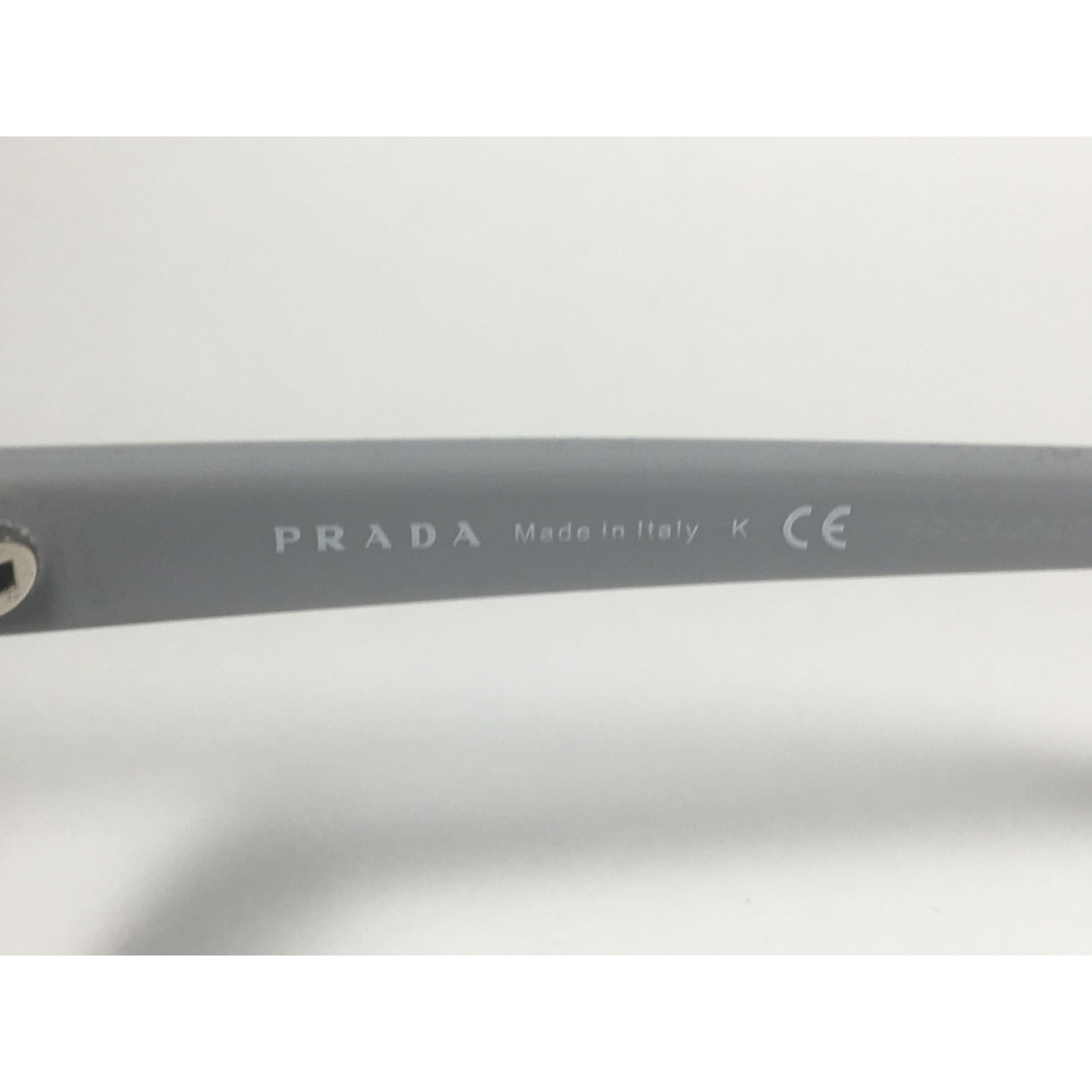 Prada Tapestry Sunglasses Gray Black Blue Gradient Lens SPR14U LDM-5R0 - Sunglasses