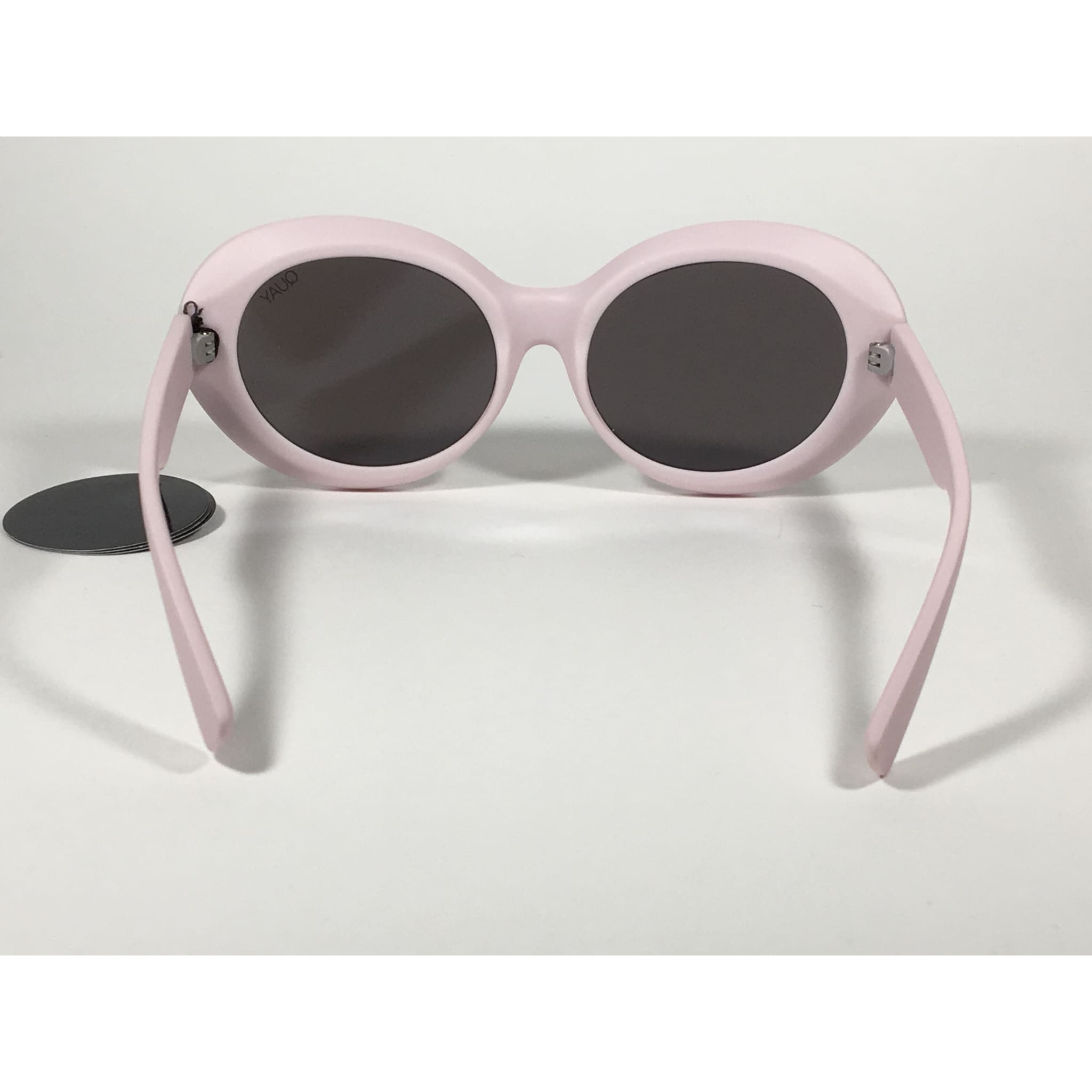 Quay Australia QW000240 LIL SLV Mess Around Oval Sunglasses Matt
