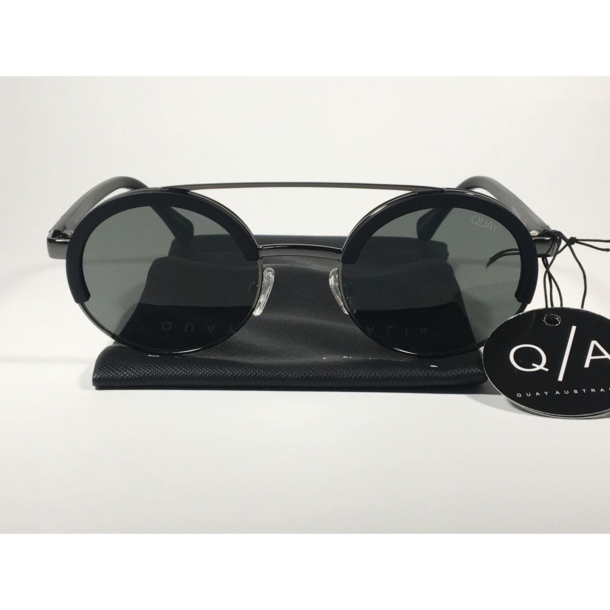 Quay Sunglasses Black Circle Glasses Round Sunglasses Camden