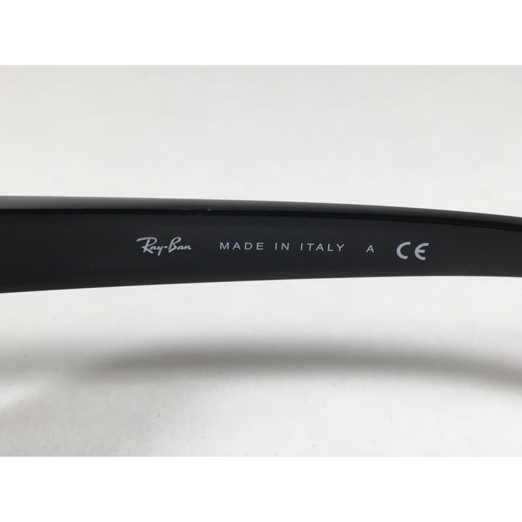 Ray-Ban Active Rectangle Sunglasses Black Gloss Nylon Frame Green Lens RB4151 601 - Sunglasses