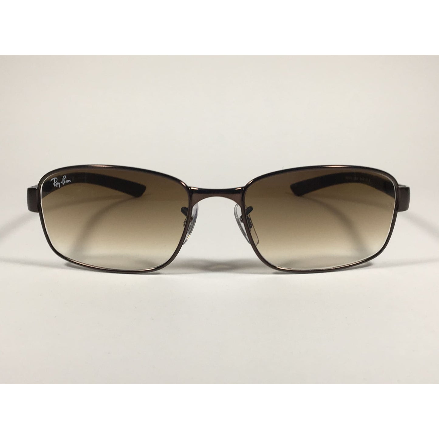 Ray-Ban Active Rectangle Sunglasses Brown Metal Frame Gradient RB3413 014/51 - Sunglasses