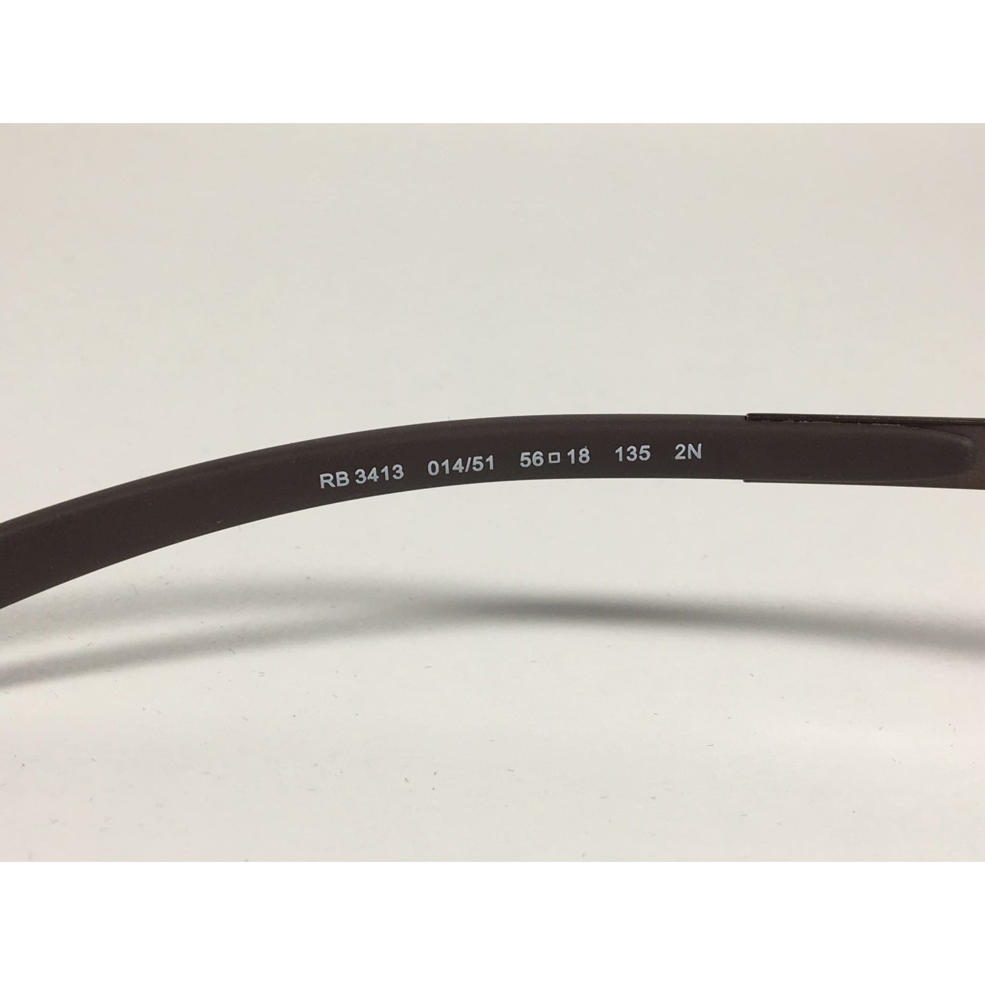 Ray-Ban Active Rectangle Sunglasses Brown Metal Frame Gradient RB3413 014/51 - Sunglasses