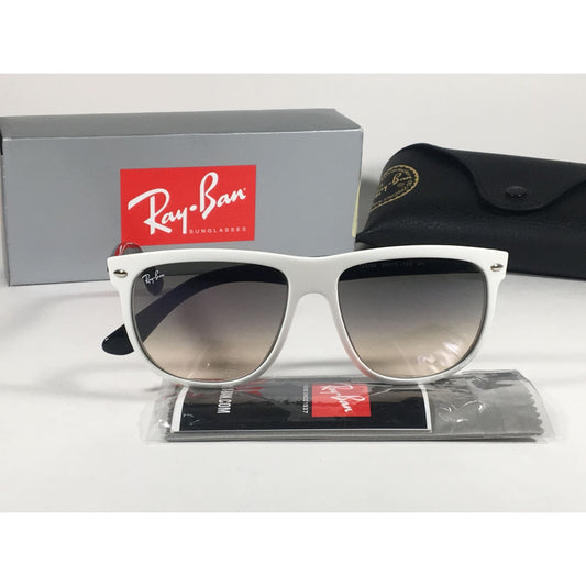 Ray-Ban Highstreet Sunglasses Two Tone Black White Gray Gradient Lens RB4147 722/32 56mm - Sunglasses
