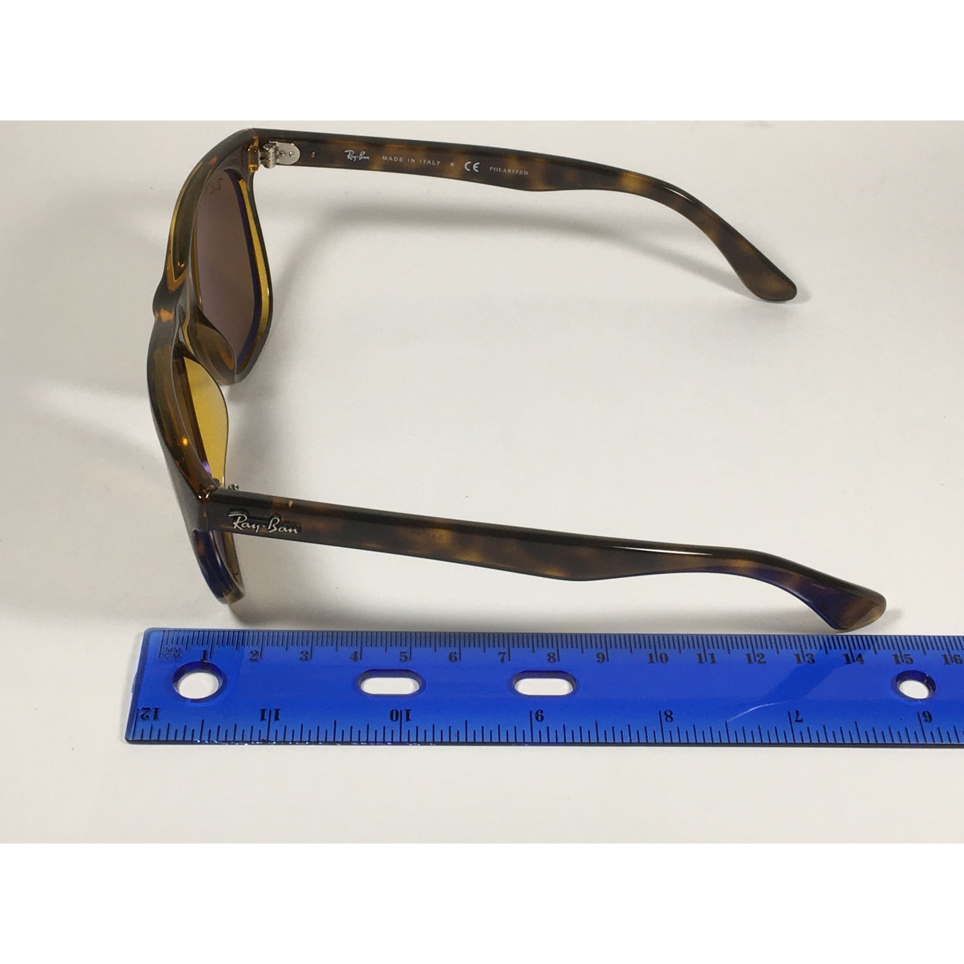 Ray-Ban New Wayfarer Classic Polarized Sunglasses Brown Tortoise