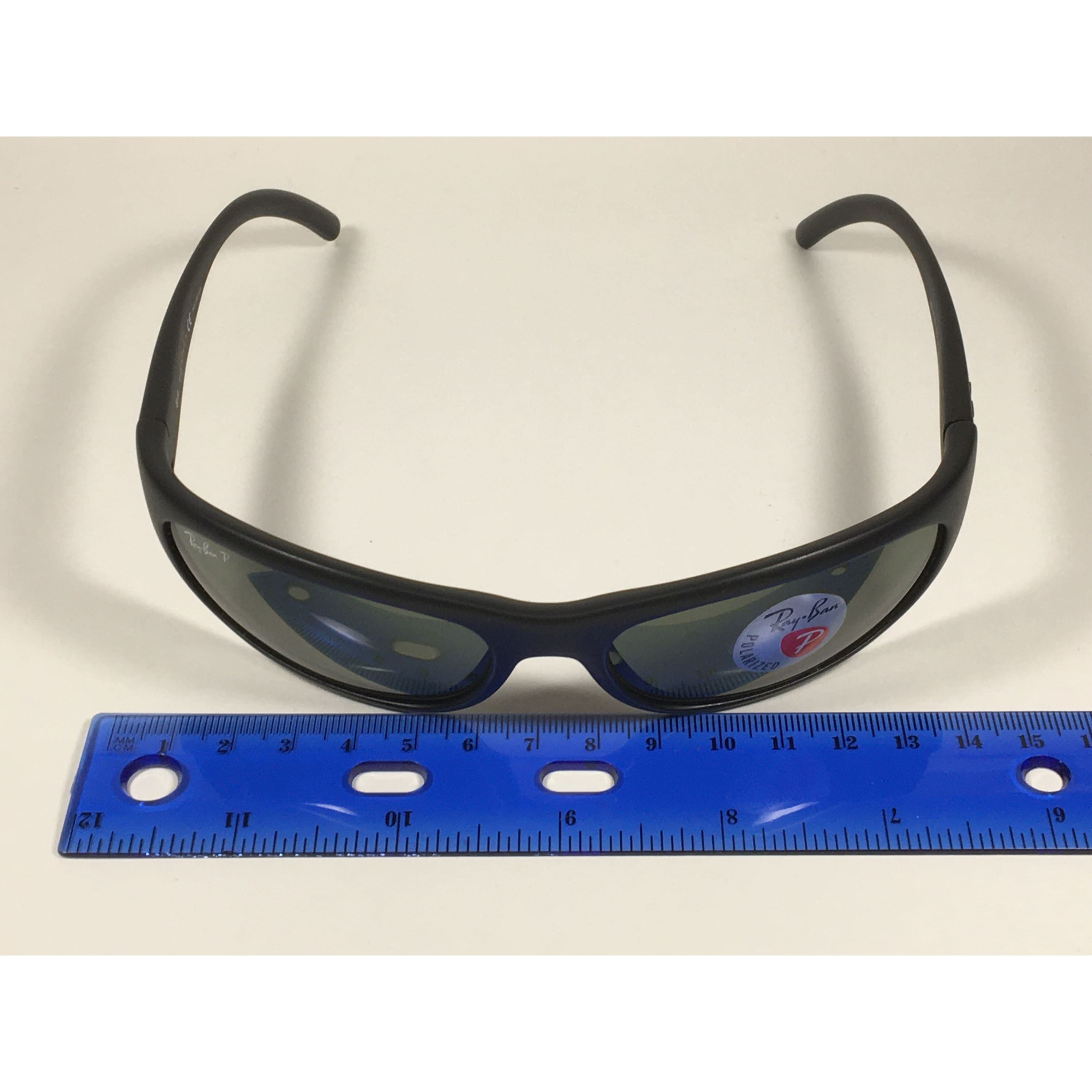 Ray-Ban Predator Polarized Sunglasses Matte Black Green Lens