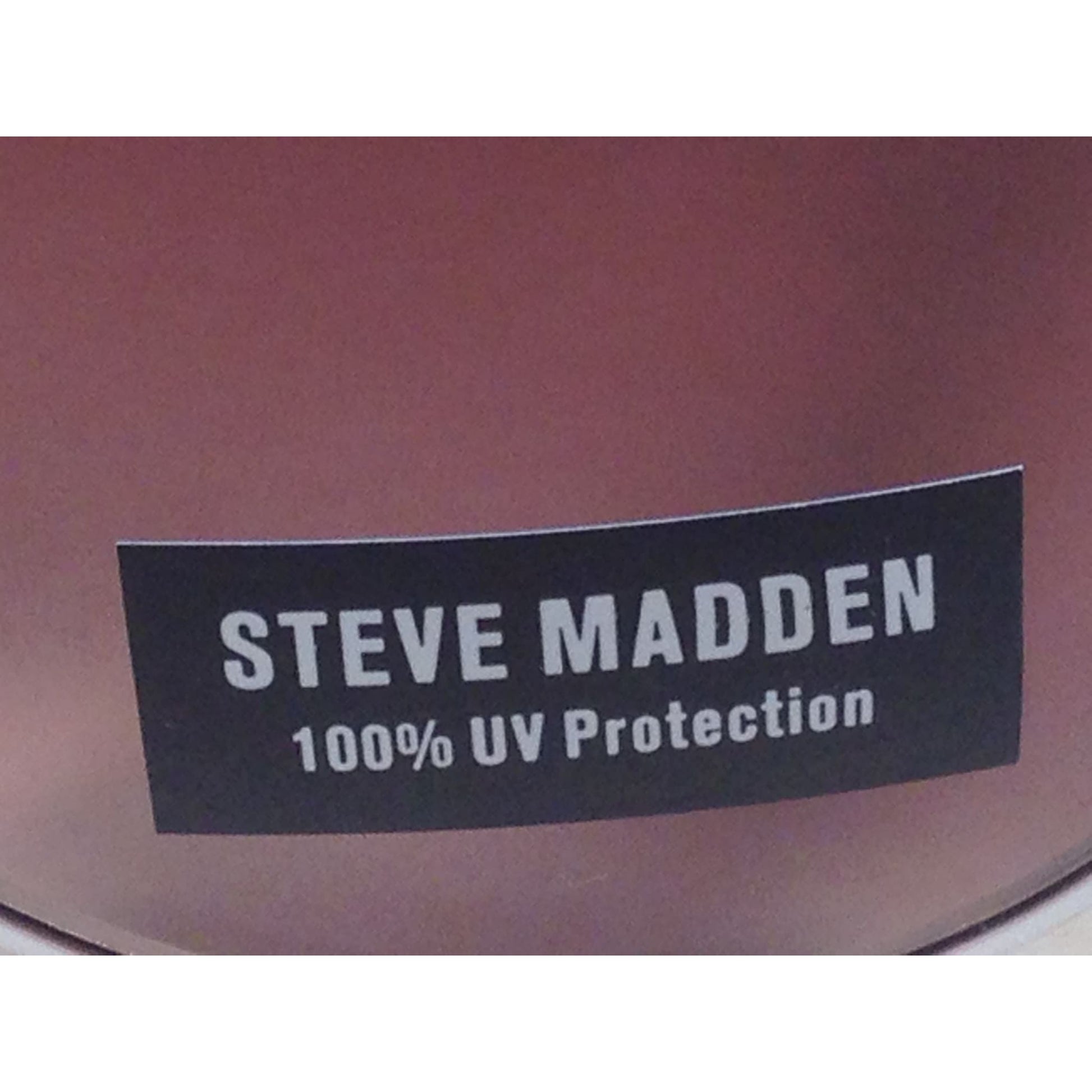 Steve Madden Aviator Pilot Sunglasses Brown Gradient S5602 Rose Gold White - Sunglasses