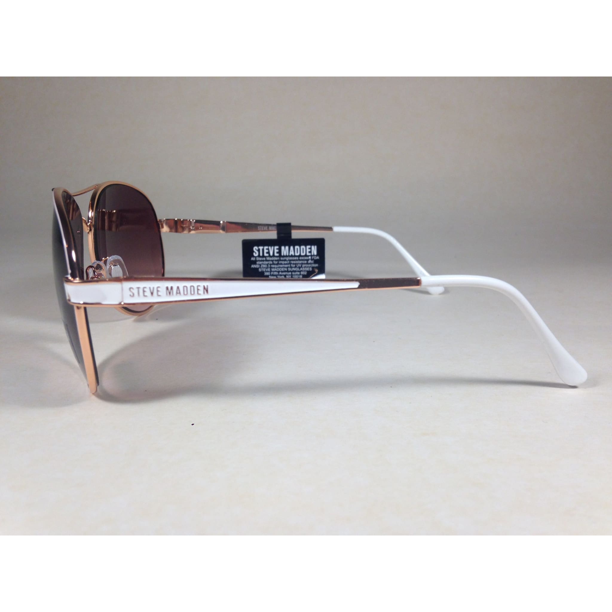 Steve madden white sunglasses hotsell