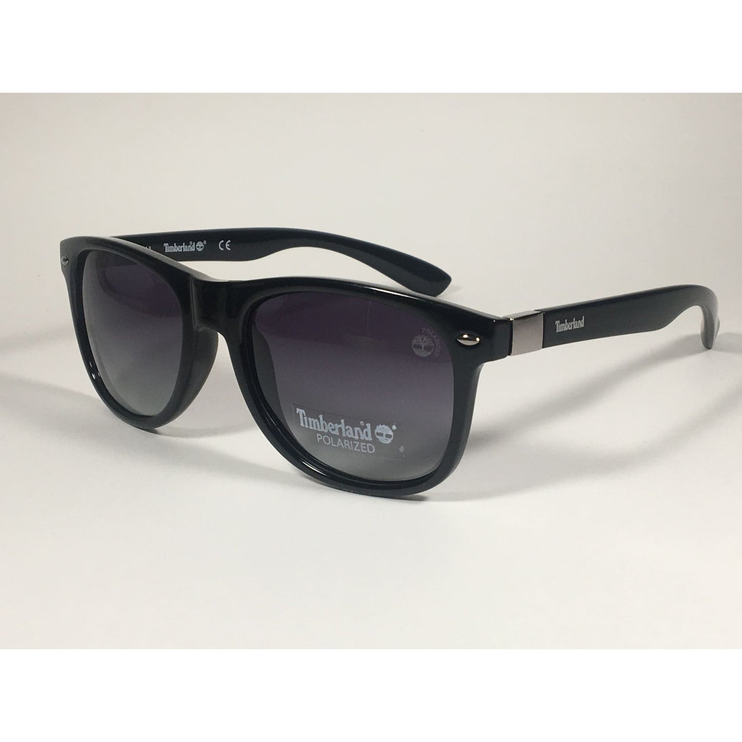 Timberland Polarized Square Sunglasses Smoke Gray Gradient Lens TB7154 01D - Sunglasses