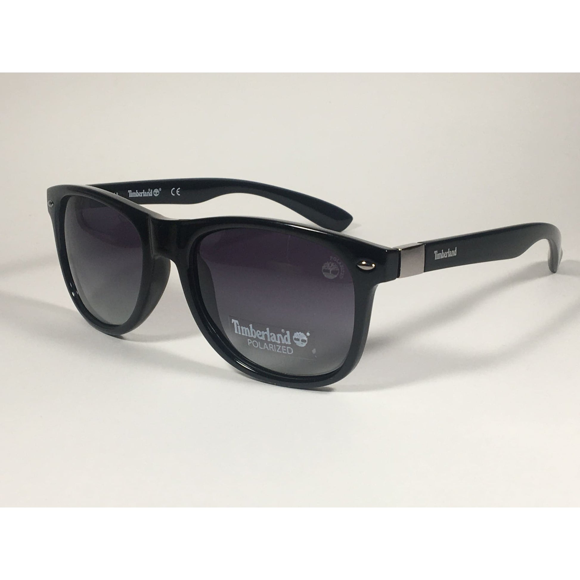 Timberland Polarized Square Sunglasses Smoke Gray Gradient Lens TB7154 01D - Sunglasses