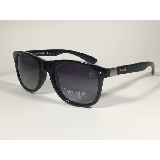 Timberland Polarized Square Sunglasses Smoke Gray Gradient Lens TB7154 01D - Sunglasses