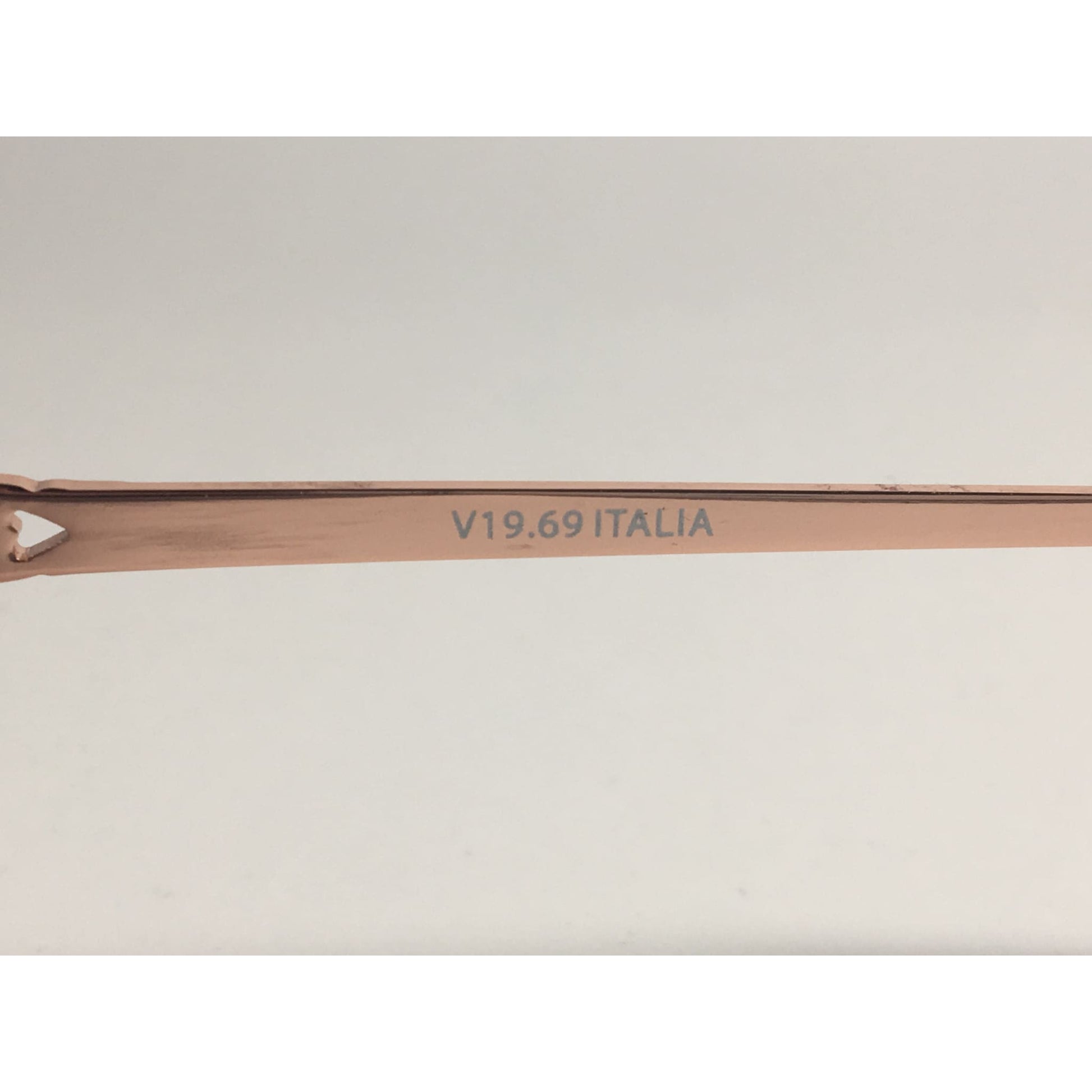 Versace 19V69 Italia Camila Aviator Pilot Sunglasses Rose Gold Metal Brown Rose Gradient Lens - Sunglasses